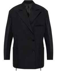 Lanvin - Blazer With Drawstrings - Lyst