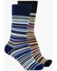 Paul Smith - Two Pack Signature Stripe Socks - Lyst