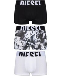DIESEL - Three-Pack Of Boxer Briefs 'Umbx-Damienthreepack' - Lyst