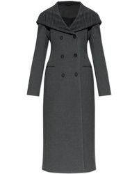 DIESEL - Double-Breasted Coat "G-Olden-Long" - Lyst