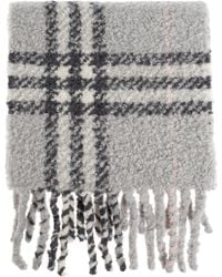 Burberry - Scarf With A Check Pattern - Lyst
