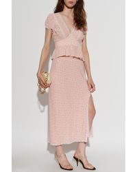 LoveShackFancy - Short-Sleeved 'Bondy' Top - Lyst