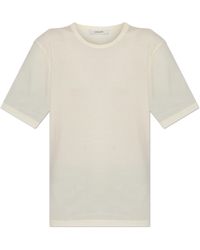 Lemaire - T-Shirt With A Crew Neck - Lyst