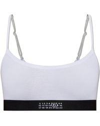 MM6 by Maison Margiela - Logo Bra - Lyst
