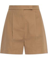 Max Mara - Pleated Shorts - Lyst