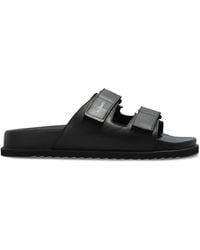 AllSaints - Leather Slides "Vex" - Lyst