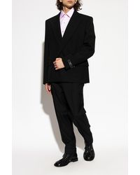 Balmain - Double-Breasted Blazer With Double Vent - Lyst