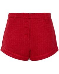 Posse - 'Jacqueline' Tweed Shorts - Lyst