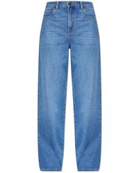 Emporio Armani - High-Waisted Jeans - Lyst