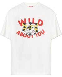 KENZO - Cotton T-Shirt - Lyst
