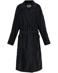Maison Margiela - Double-Breasted Wool Coat - Lyst