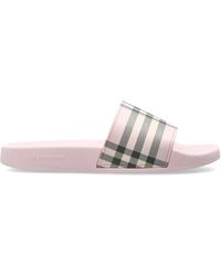 Burberry - Rubber Flip-Flops - Lyst