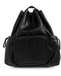 EA7 - Backpack Made Of Eco Leather - Lyst