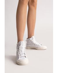 White High-Top Sneakers for Women - Lyst