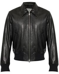 Ami Paris - Leather Jacket - Lyst