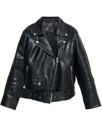 Stand Studio - Leather Jacket "Romy" - Lyst
