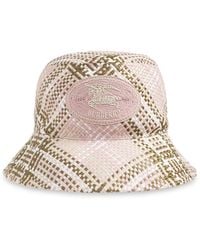 Burberry - Hat With Logo - Lyst