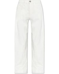 Jil Sander - Jeans With Decorative Finish - Lyst