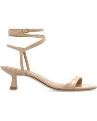 Stuart Weitzman - Patent Leather High-Heeled Sandals 'Nudist' - Lyst