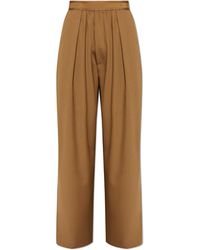 Acne Studios - Pants With Logo - Lyst