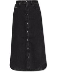 DIESEL - Denim Skirt 'De-Ard-Long' - Lyst