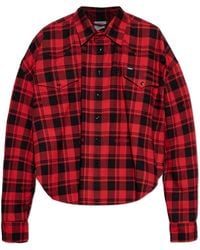 Vetements - Checked Pattern Shirt - Lyst