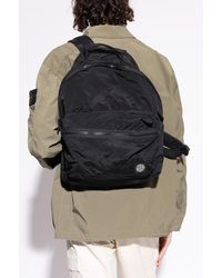 Stone Island - Backpack With Logo Patch - Lyst