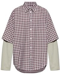 Balenciaga - Shirt Made Of Combined Fabrics - Lyst