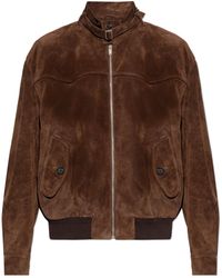 McQueen - Suede Jacket - Lyst