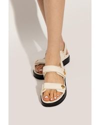 Tory Burch - Kira Sport Leather Sandals - Lyst