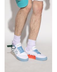Off-White c/o Virgil Abloh 'low Vulcanized' Trainers - Blue