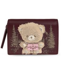 Ganni - Wallet With Logo - Lyst