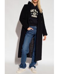 Samsøe & Samsøe - 'Falcon' Double-Breasted Coat - Lyst