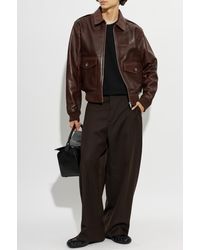 A.P.C. - Leather Jacket - Lyst