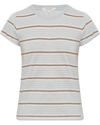 Rag & Bone - T-Shirt With Striped Pattern - Lyst