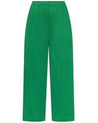 Pleats Please Issey Miyake - Pleated Trousers - Lyst