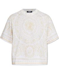 Versace - Cotton T-Shirt With Print - Lyst