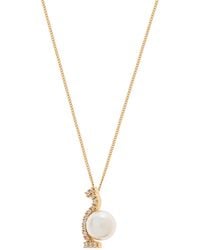 Ferragamo - Necklace With A Logo-Shaped Pendant - Lyst