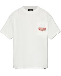Represent - T-Shirt With Vintage Effect - Lyst