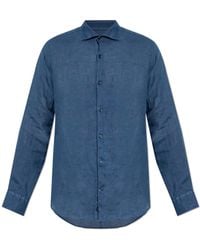Paul & Shark - Linen Shirt - Lyst
