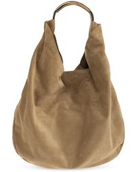 Moschino - Suede Bag "Handle Me" - Lyst