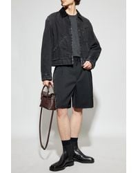 Maison Margiela - Denim Jacket With Corduroy Collar - Lyst