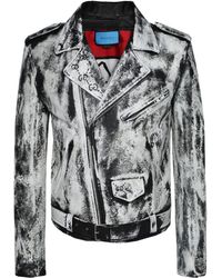 gucci white leather jacket