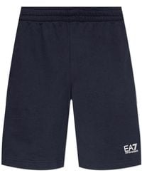 EA7 - Shorts With Printed Logo - Lyst