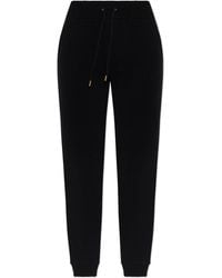 Balmain - Wool Trousers With Sewn-In Logo - Lyst