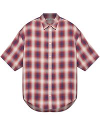 Acne Studios - Plaid Pattern Shirt - Lyst