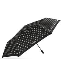 Moschino - Foldable Umbrella With Monogram - Lyst