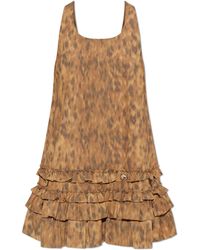 Ganni - Dress With Ruffles - Lyst