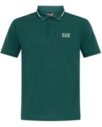EA7 - Polo With Logo - Lyst
