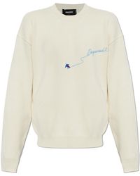 DSquared² - Sweater With Embroidered Logo - Lyst